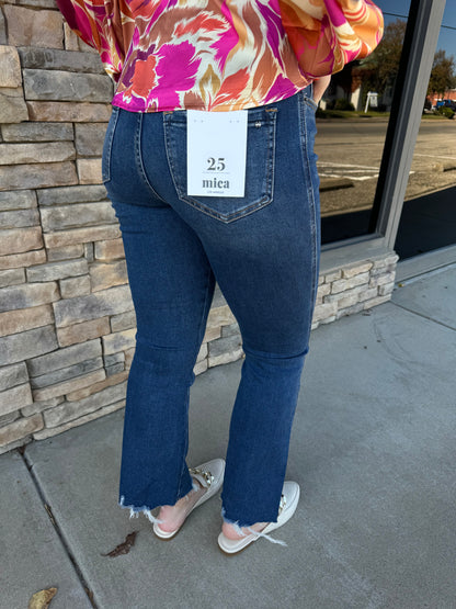 The Katy High Rise Crop Flare Jean