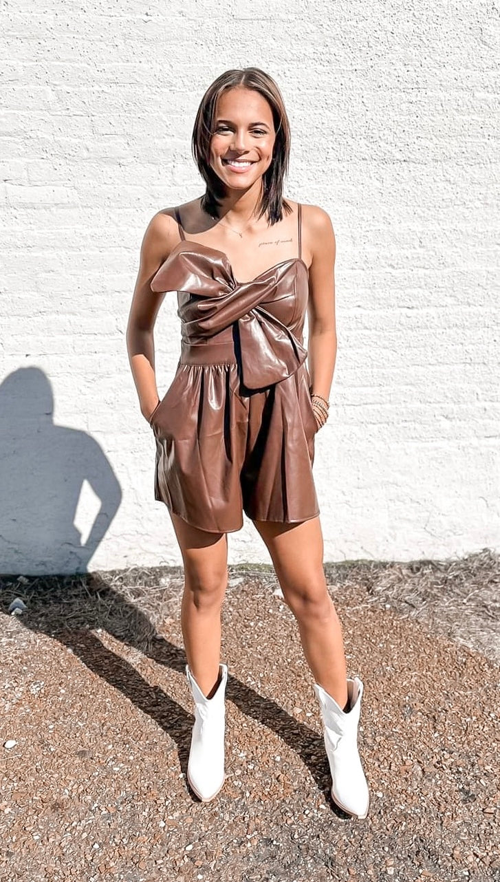 Make the Most of It Leather Romper Sister Babyz Make the Most of It Leather Romper Sister Babyz