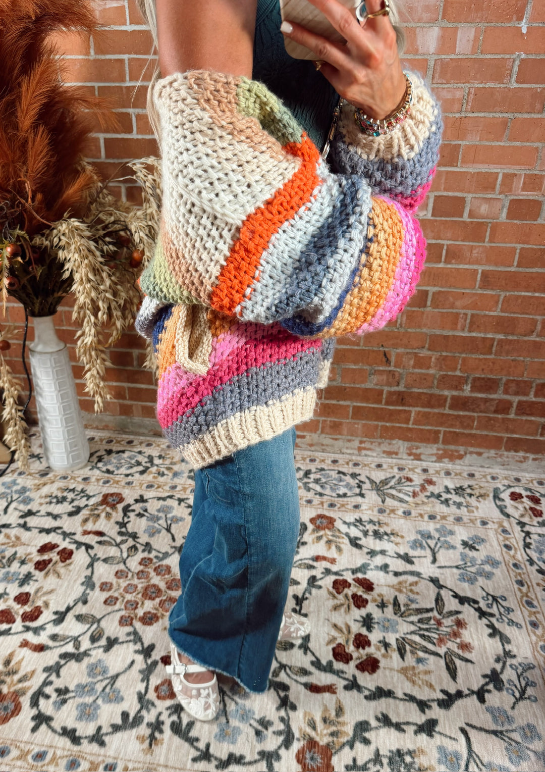 Happy Hues Open Cardi