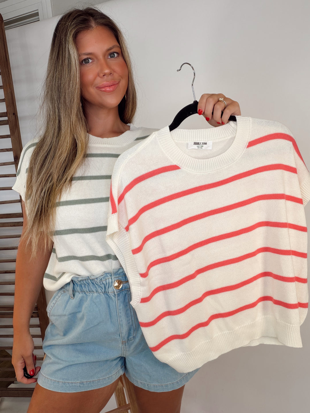 Weekend Stripe Sweater Vest