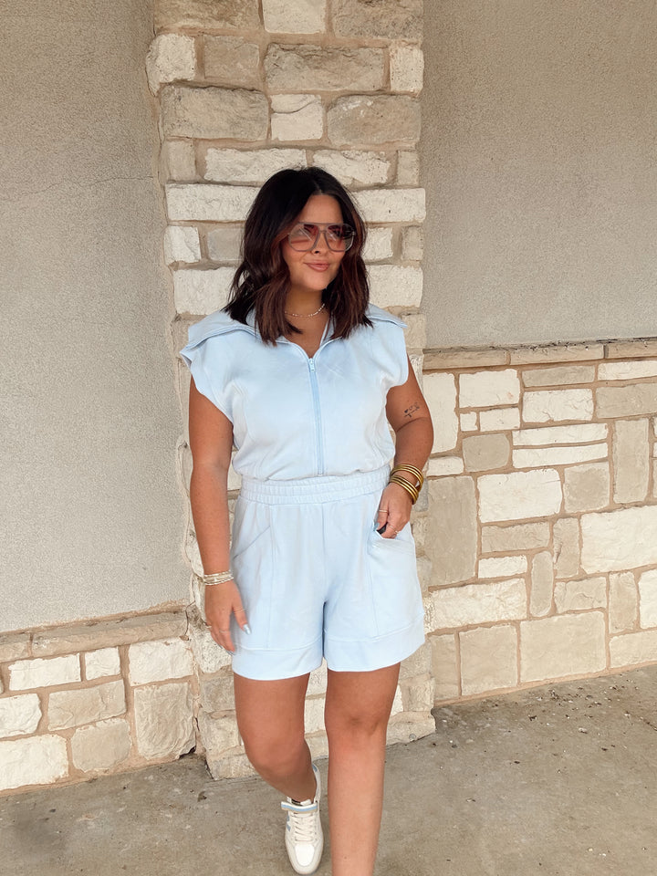 Cool Girl Zip Romper