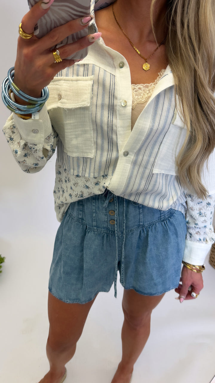 The Meadow Mix Button Down