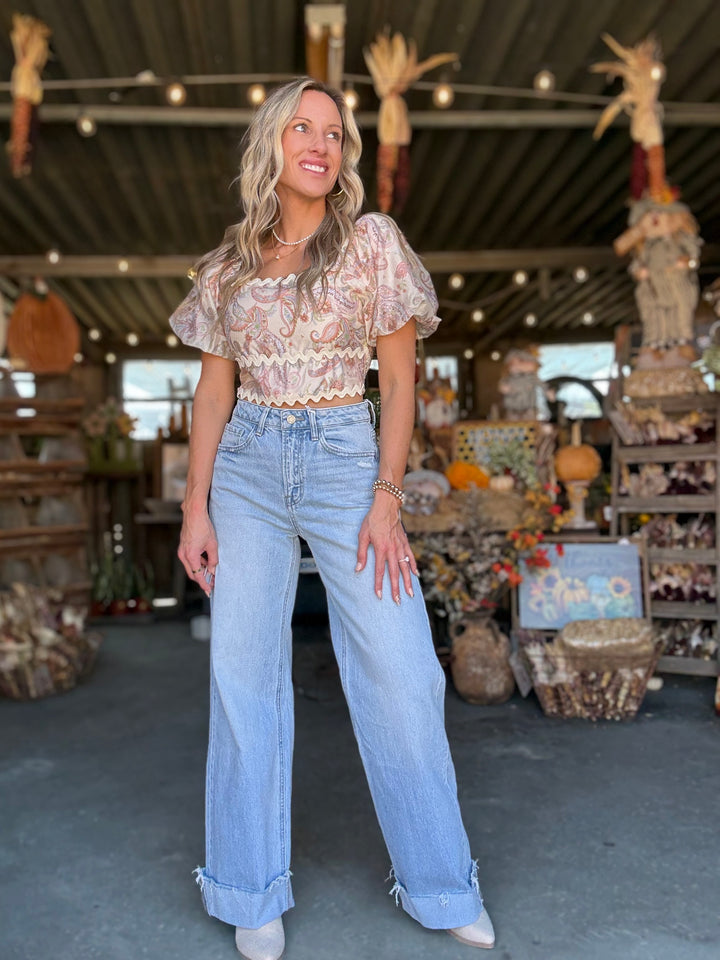 Perfectly Paisley Top