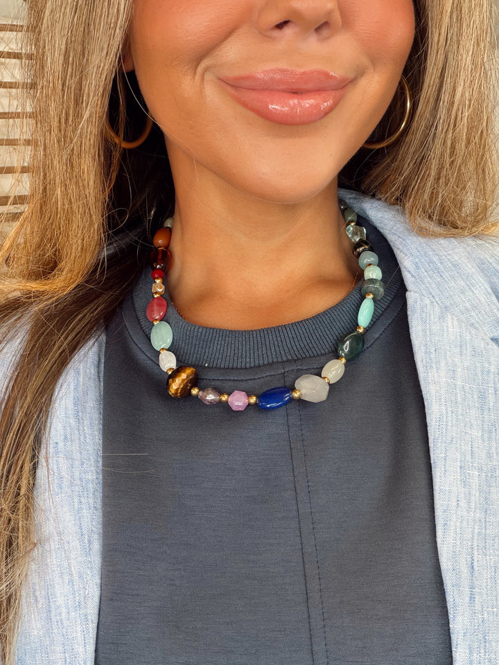 Color Muse Gemstone Necklace