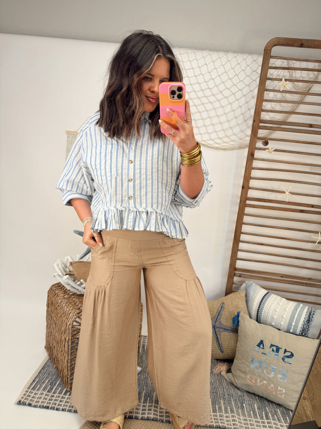 Breezy Boardwalk Stripe Top