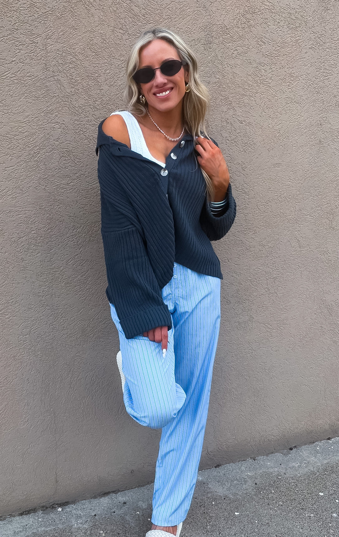 Simply Basic Button Down Sweater