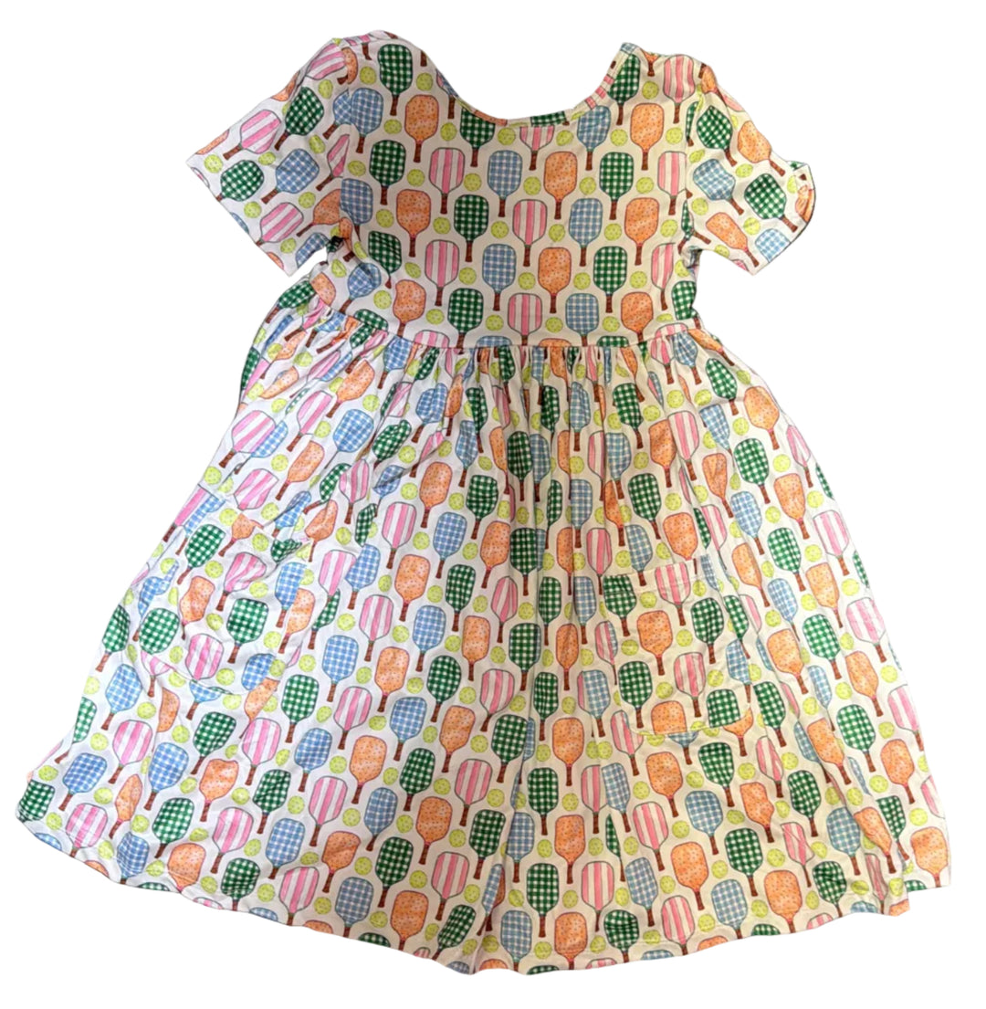 Pickleball S/S Pocket Twirl Dress