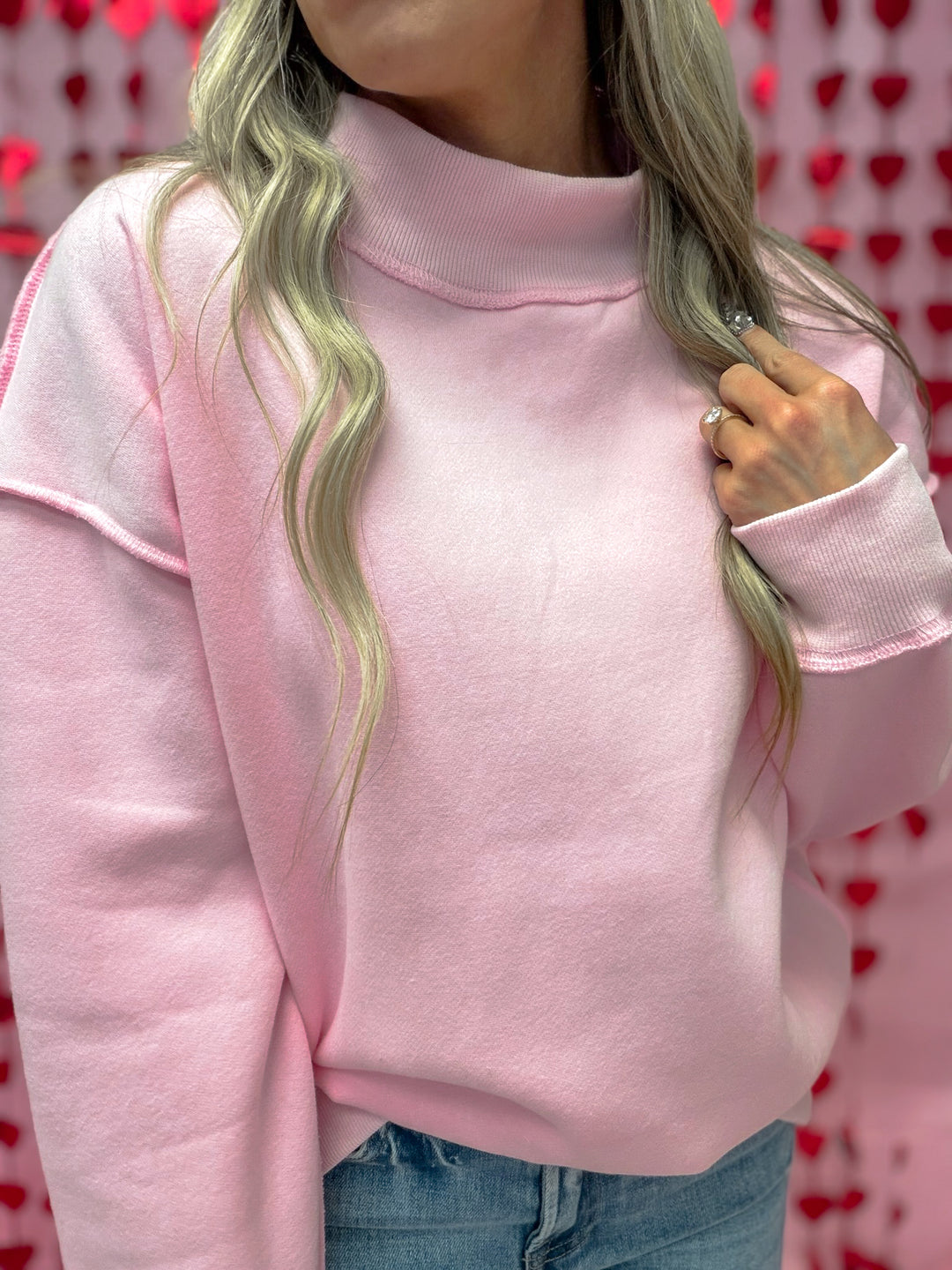 The Snug Mock Neck Sweatshirt