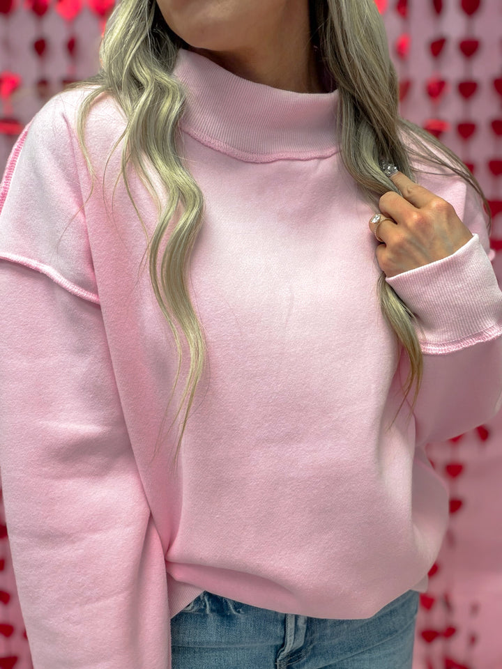 The Snug Mock Neck Sweatshirt