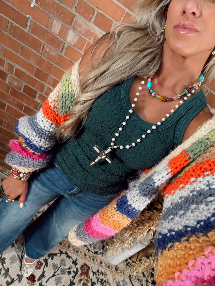 Blooming Faith Cross Necklace
