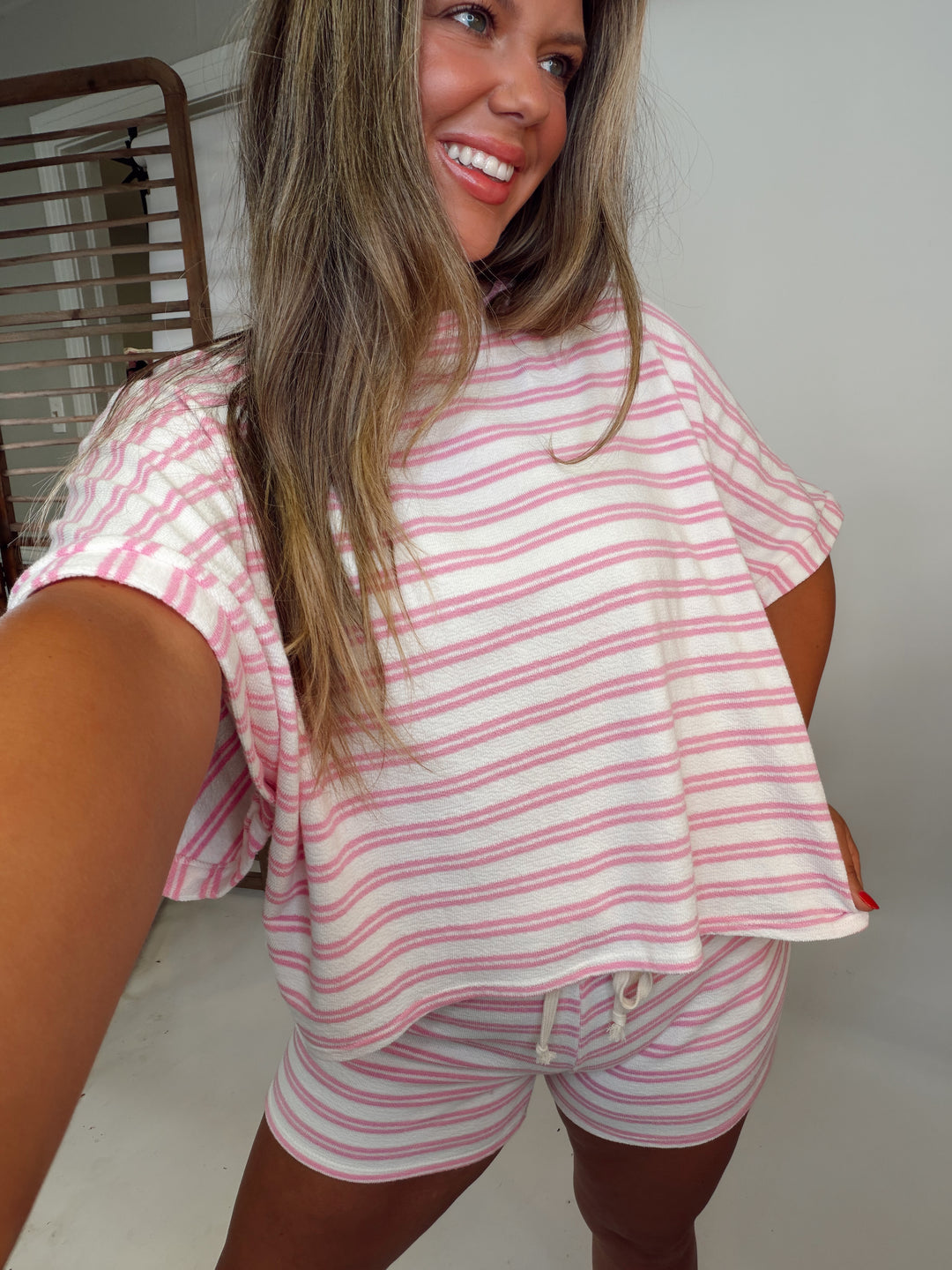 On Repeat Lounge Set - Pink