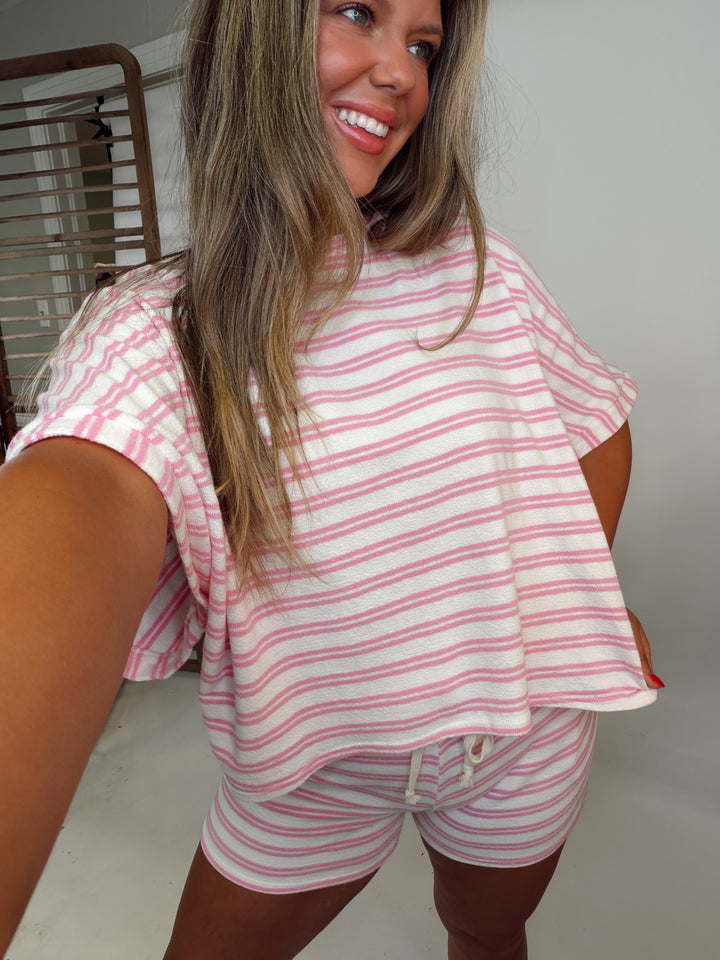 On Repeat Lounge Set - Pink