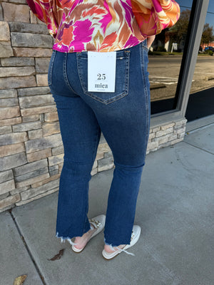 The Katy High Rise Crop Flare Jean