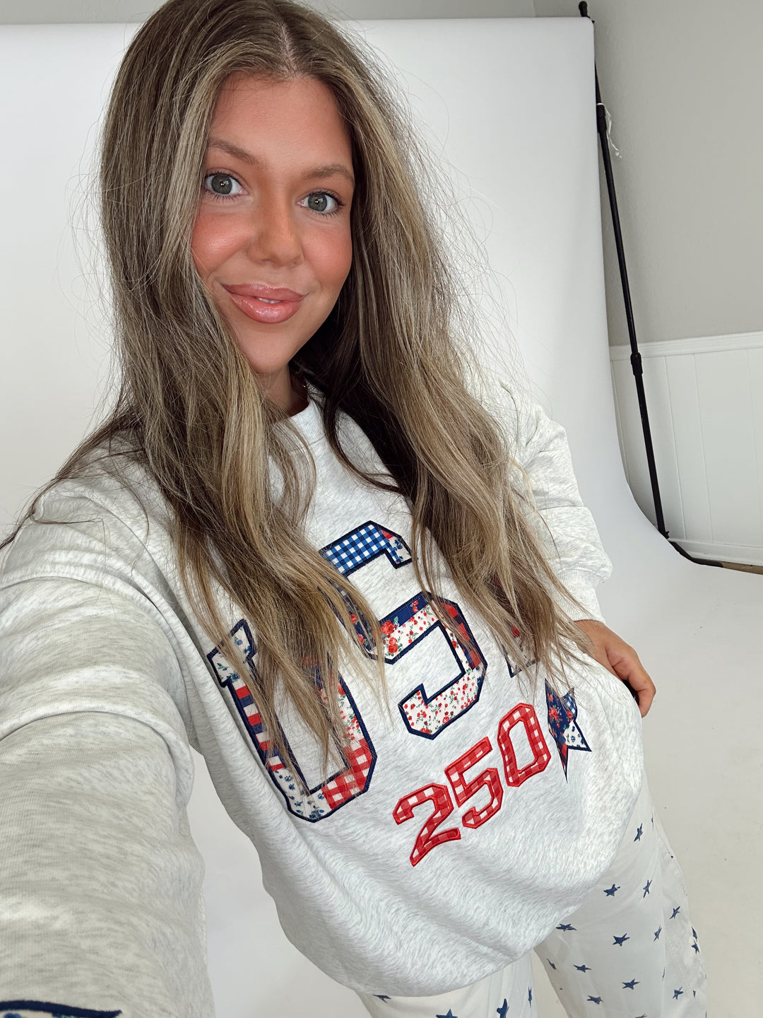The Patchwork Patriot Pullover