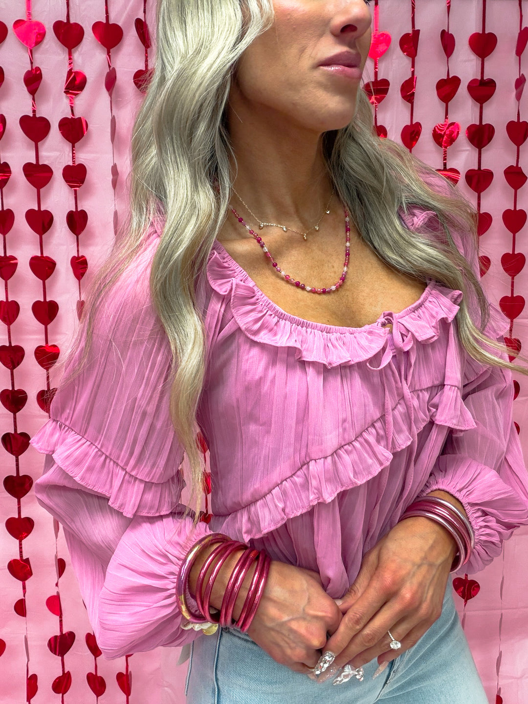 Havana Nights Ruffle Blouse