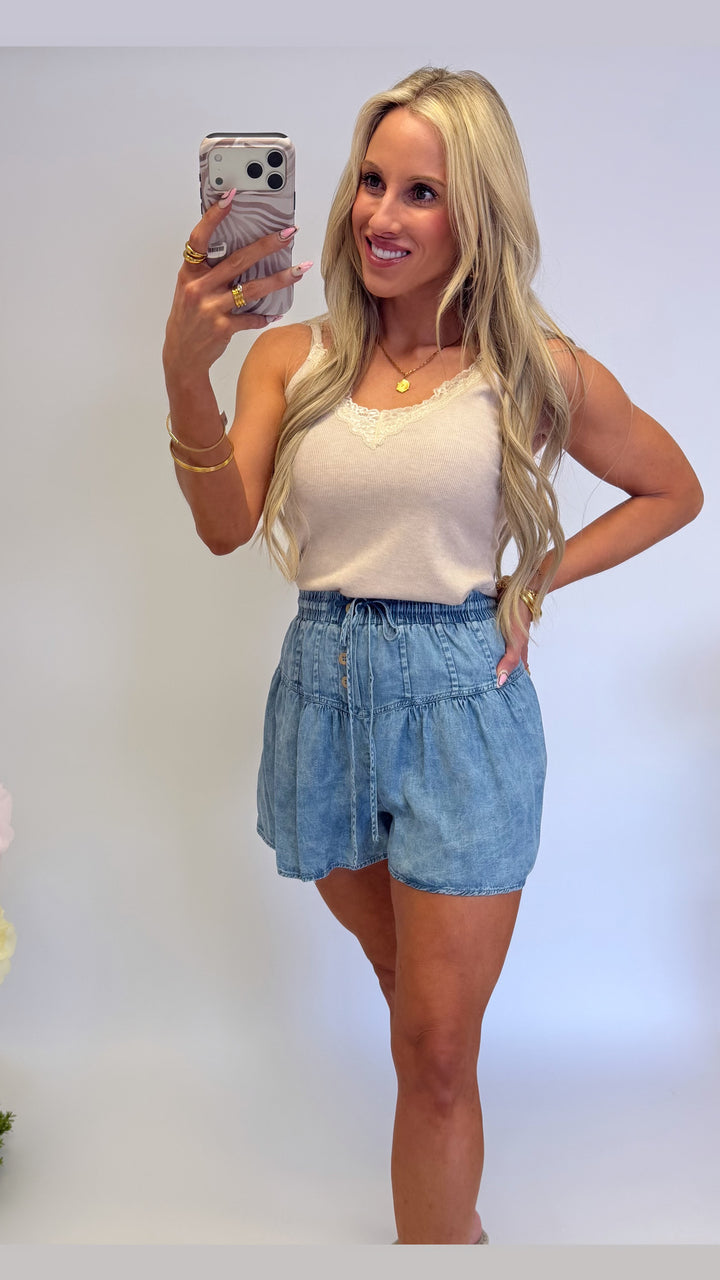 The Soft Lace Rib Tank