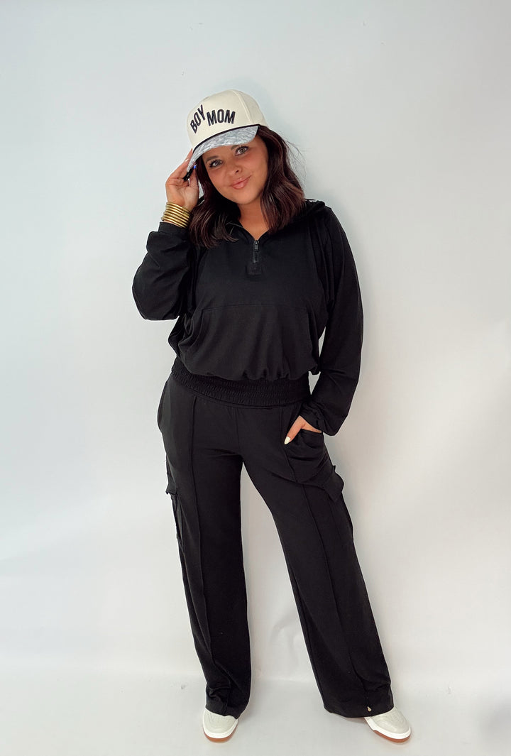 Hold The Position Quarter Zip Hoodie