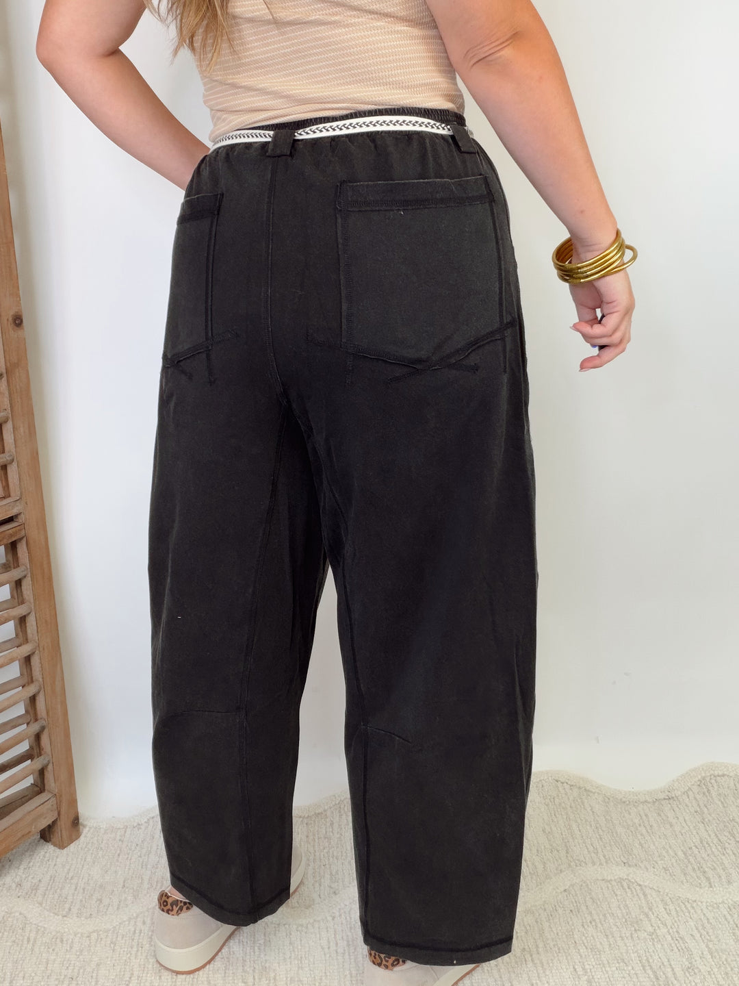 Shake It Off Tie Waist Pants