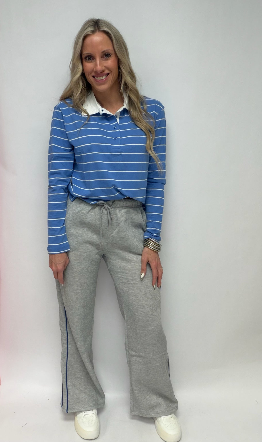 SBS Contrast Line Detail Sweatpants