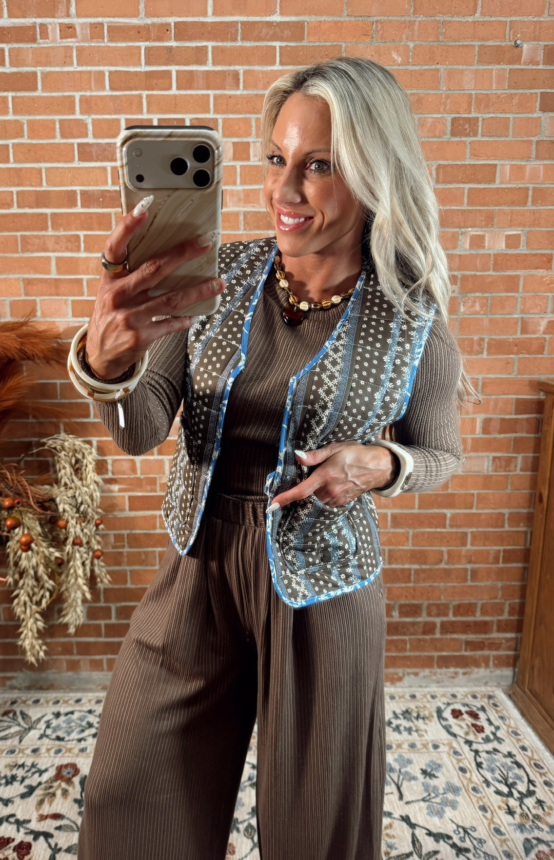 Reverse, Reverse Quilted Vest