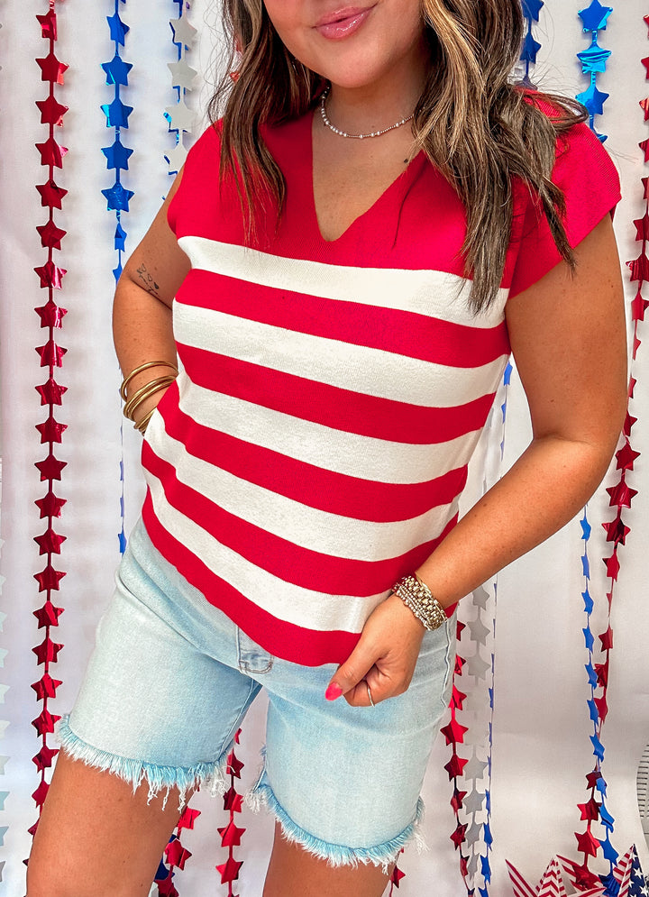 Final Touch Stripe Top