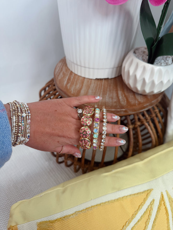 Pink Disco Stack Set Bracelet