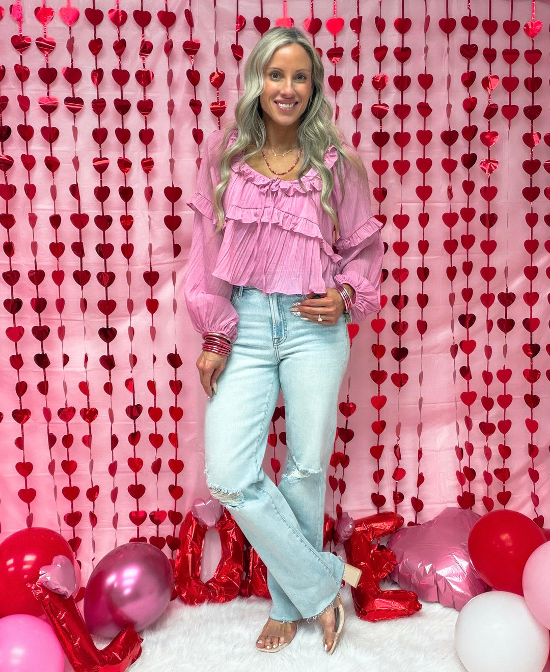 Havana Nights Ruffle Blouse