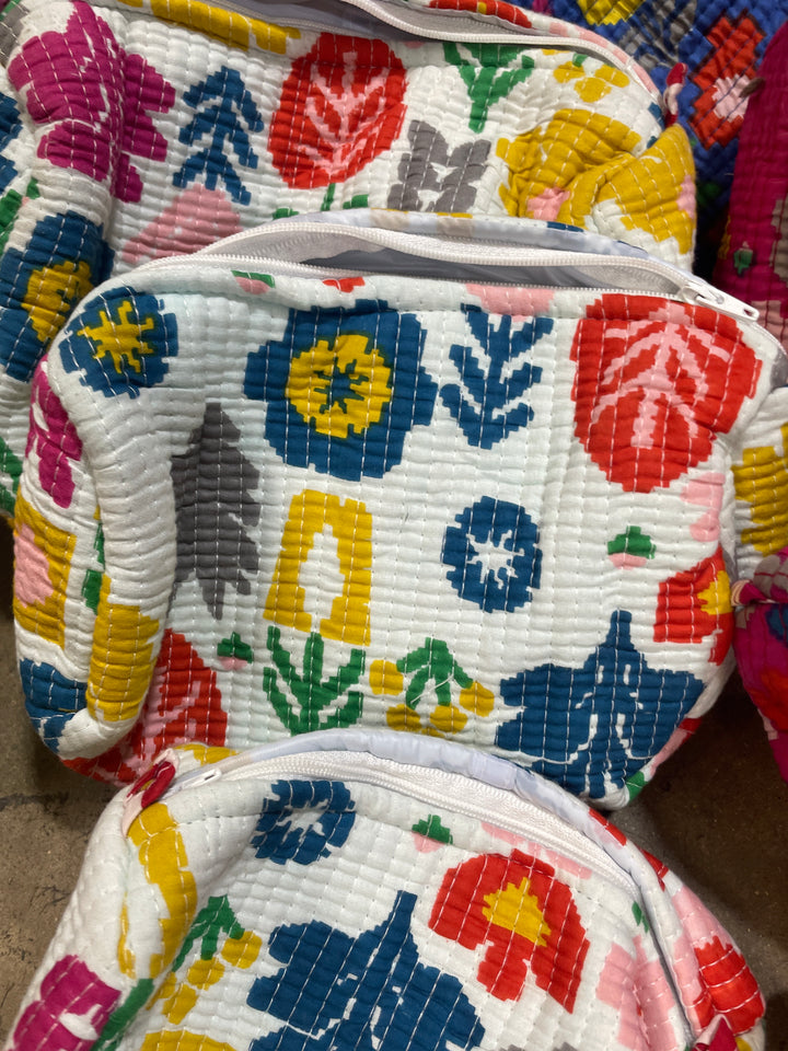 The Gypsy Studio Quilted Cosmetic Bag