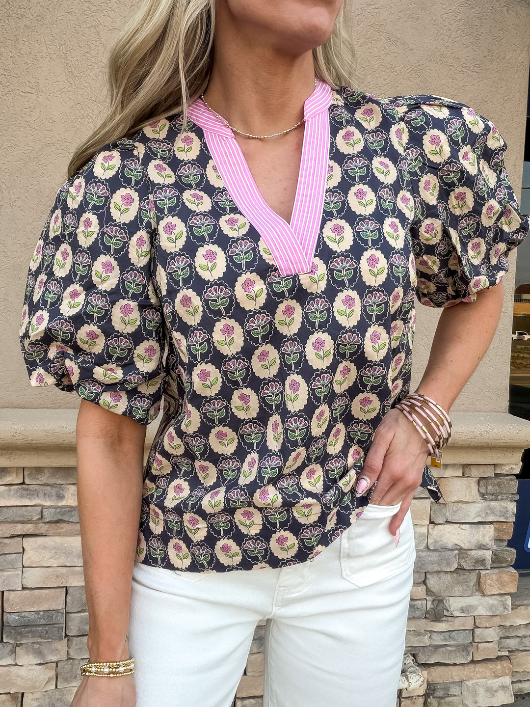 Flirt In Full Bloom Blouse
