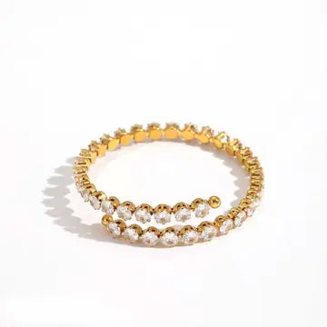 The Golden Hour Tennis Wrap Bracelet