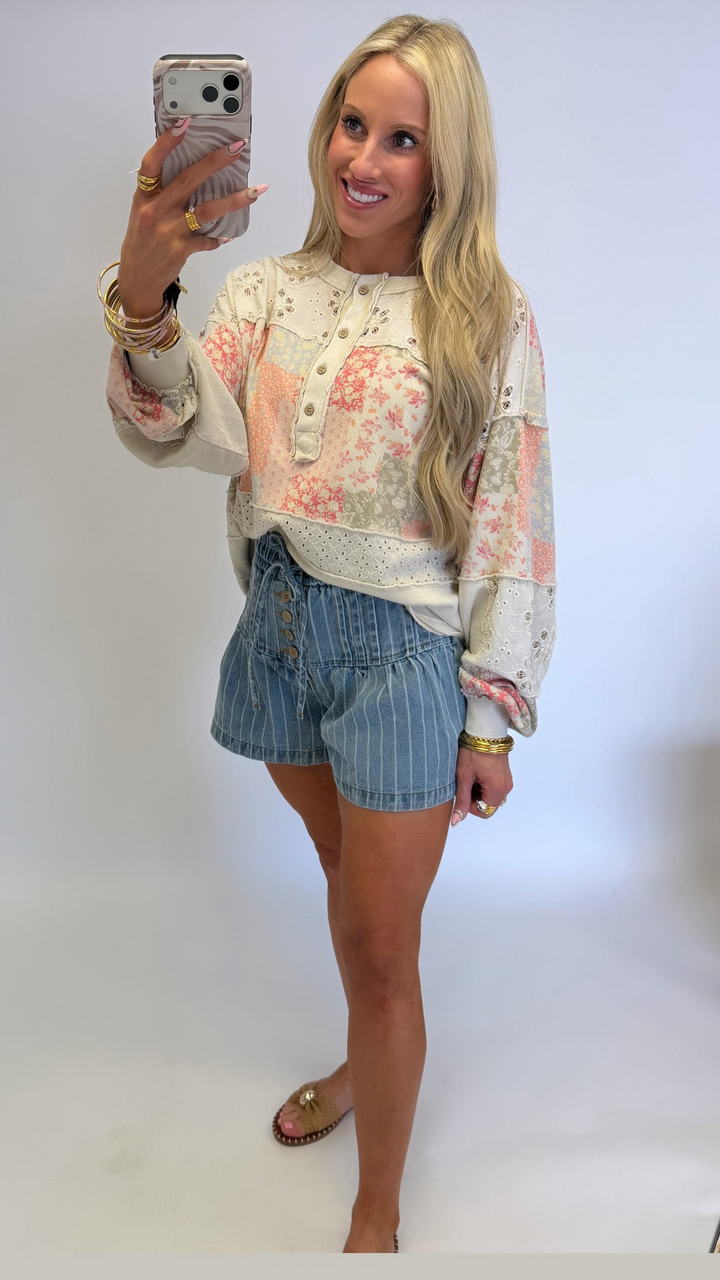 Vintage Garden Patch Top