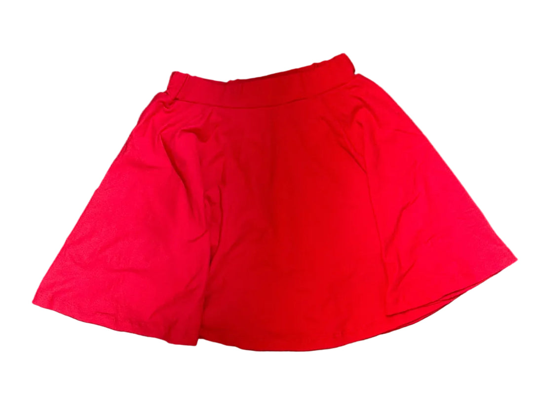 Red Twirl Skort