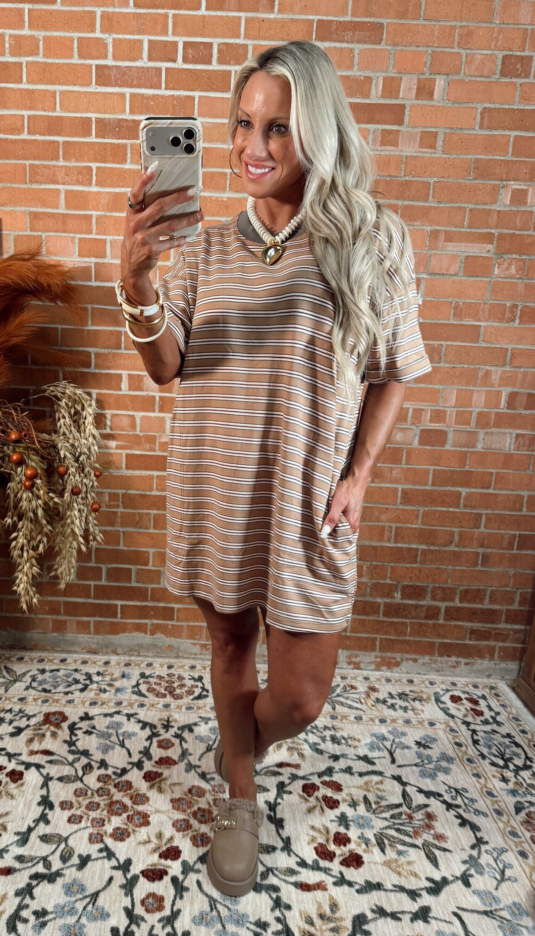 Everyday Style Striped Dress