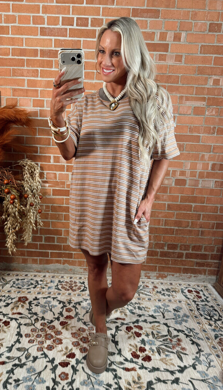 Everyday Style Striped Dress