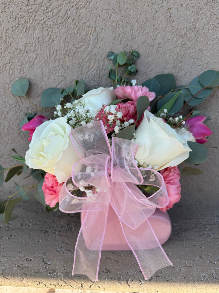 Valentine Mixed Floral Arrangement - Medium