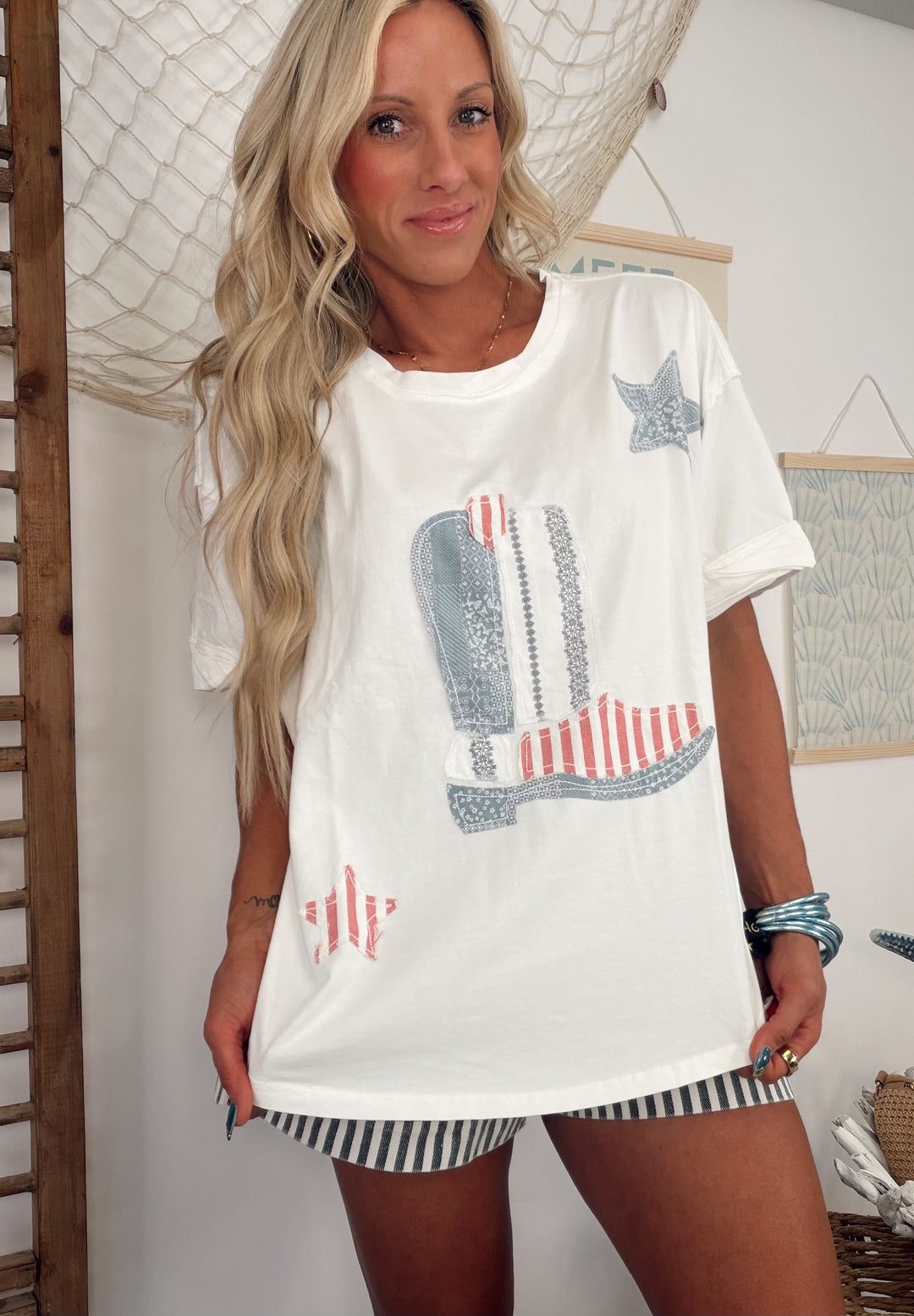 Red, White & Rodeo Tee
