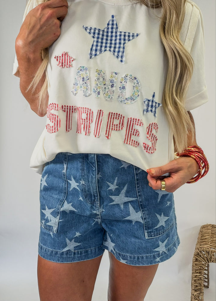 Stars & Stripes Patch Tee