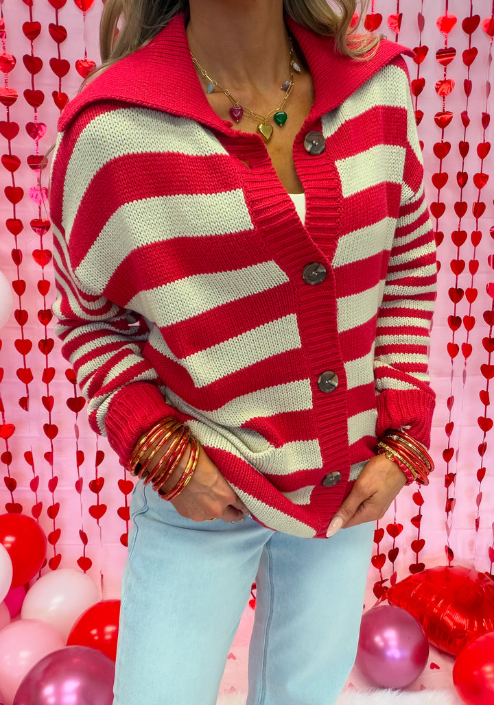 The Candy Stripe Cardigan