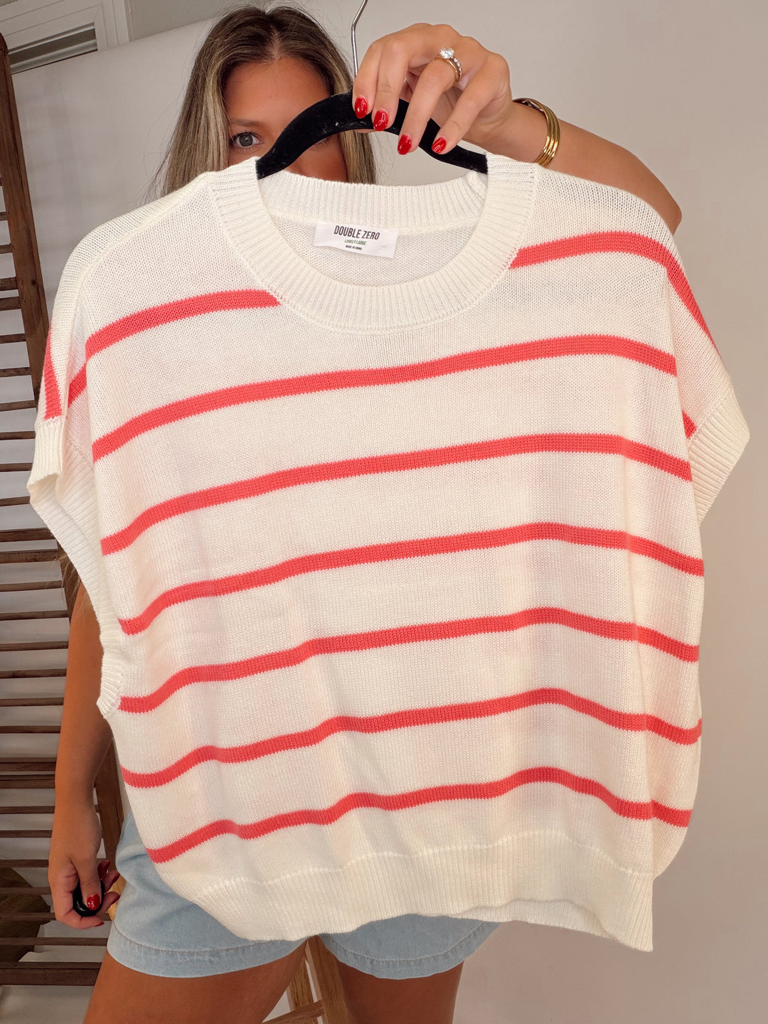 Weekend Stripe Sweater Vest