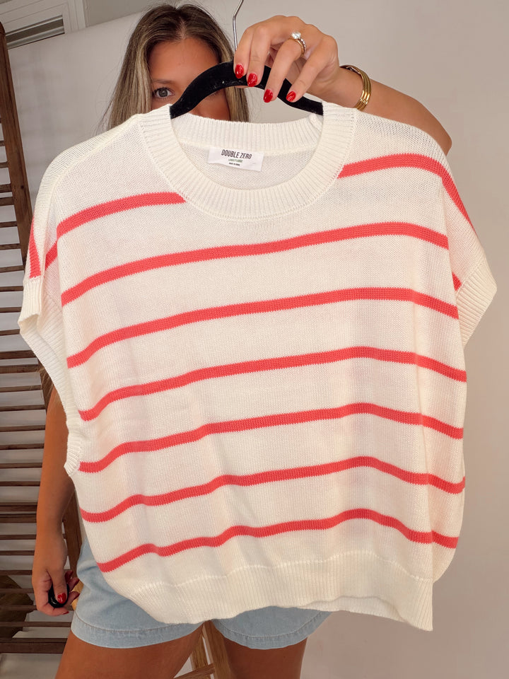 Weekend Stripe Sweater Vest