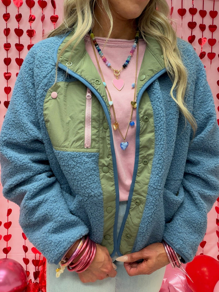 The Frosted Meadow Snap-up Jacket