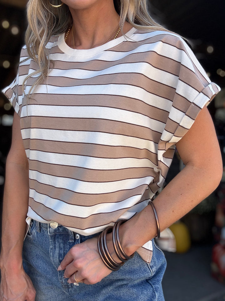 Stay Connected Striped Top