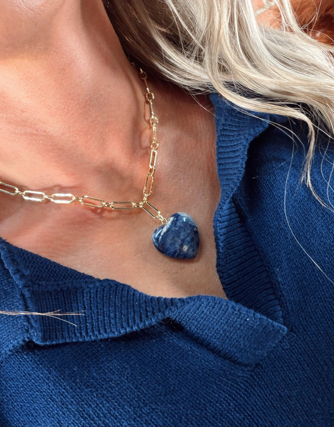 Midnight Heart Necklace