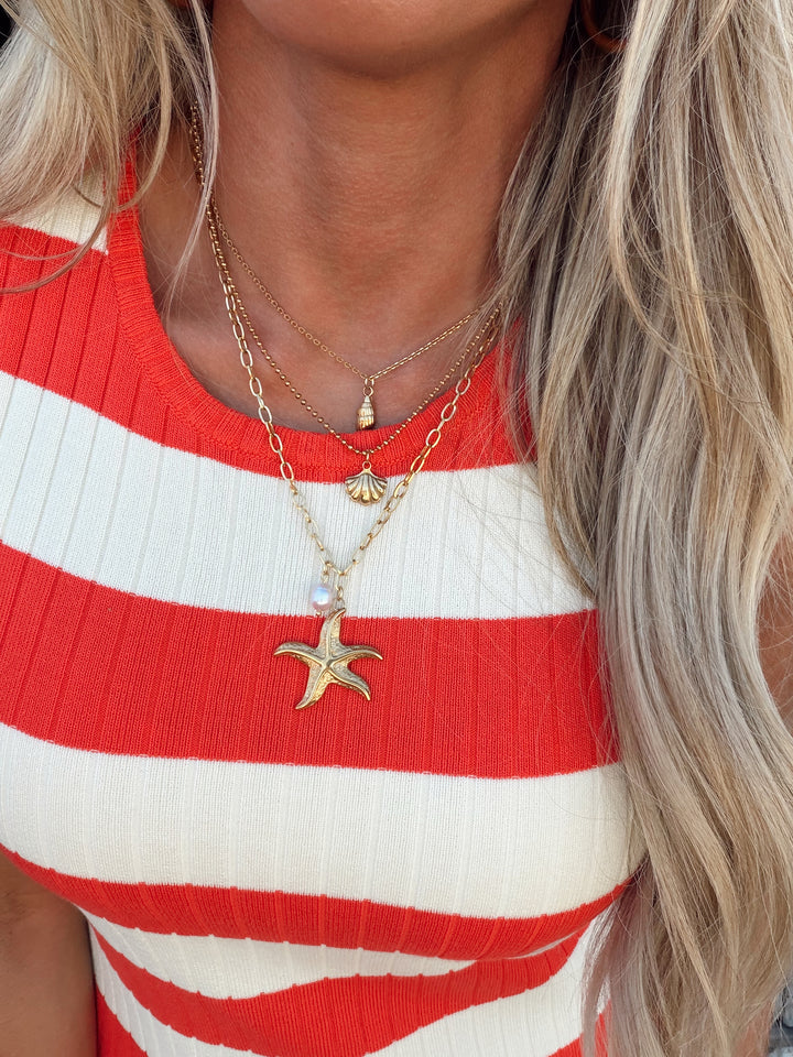 Golden Tide Layered Necklace