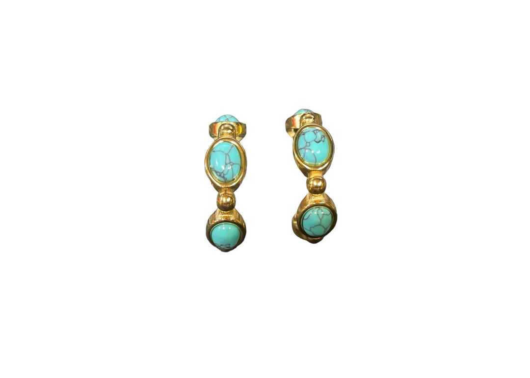 Canyon Charm Earrings - Turquoise