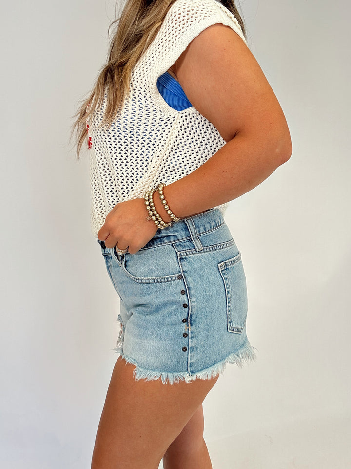 Studded Sweetheart Shorts