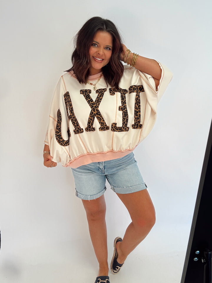 Wild Texas Oversized Top