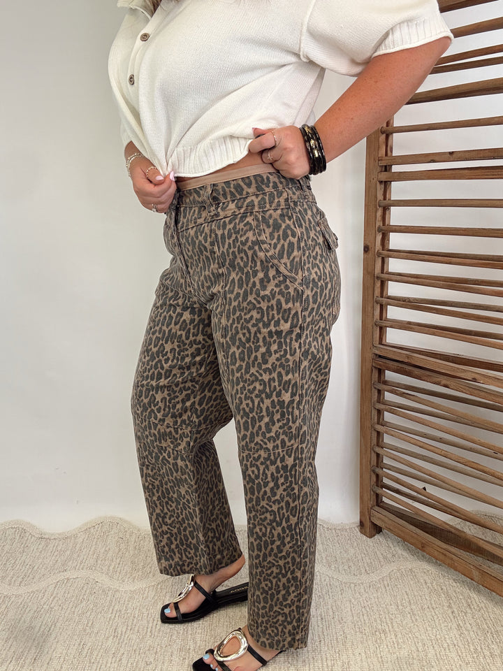 Roam Free Leopard Pants