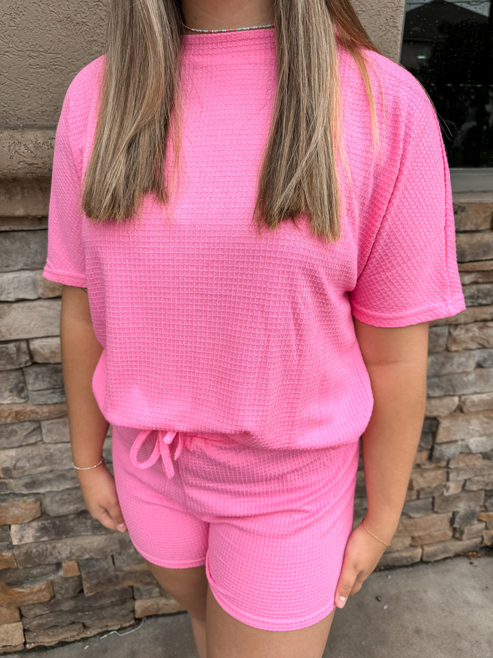 Still A Fan Textured Two Piece Set