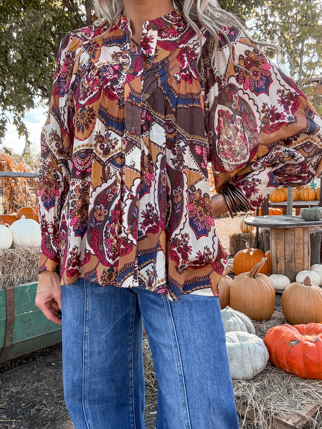 Fall Fashion Printed Top